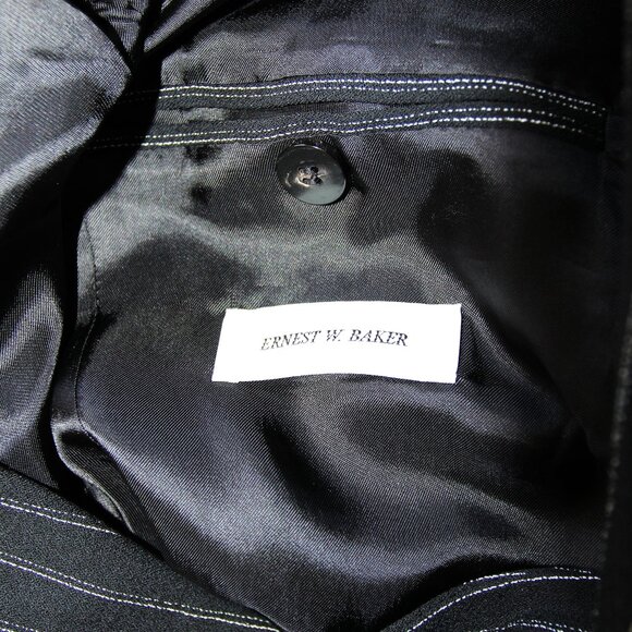 BNWT SS25 ERNEST W. BAKER PIN STRIPE BLAZER JACKET 50 - Picture 8 of 12